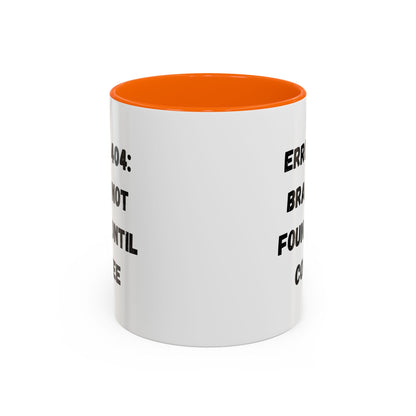 Error 404 Coffee Mug - Perfect for Your Daily Brew, Gift for Programmers, Humor for Coffee Lovers, Office Desk Decor, Nerdy Kitchenware