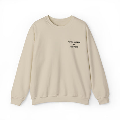 Caffeine Lover's Crewneck Sweatshirt | Unisex Heavy Blend - TRV