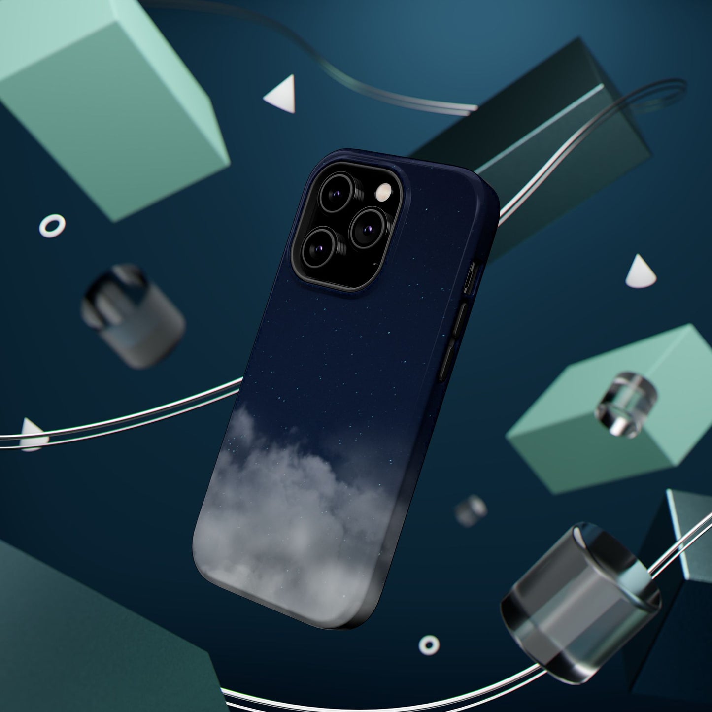 Night Sky Magnetic Impact-Resistant Phone Case — Foggy Cloud Design
