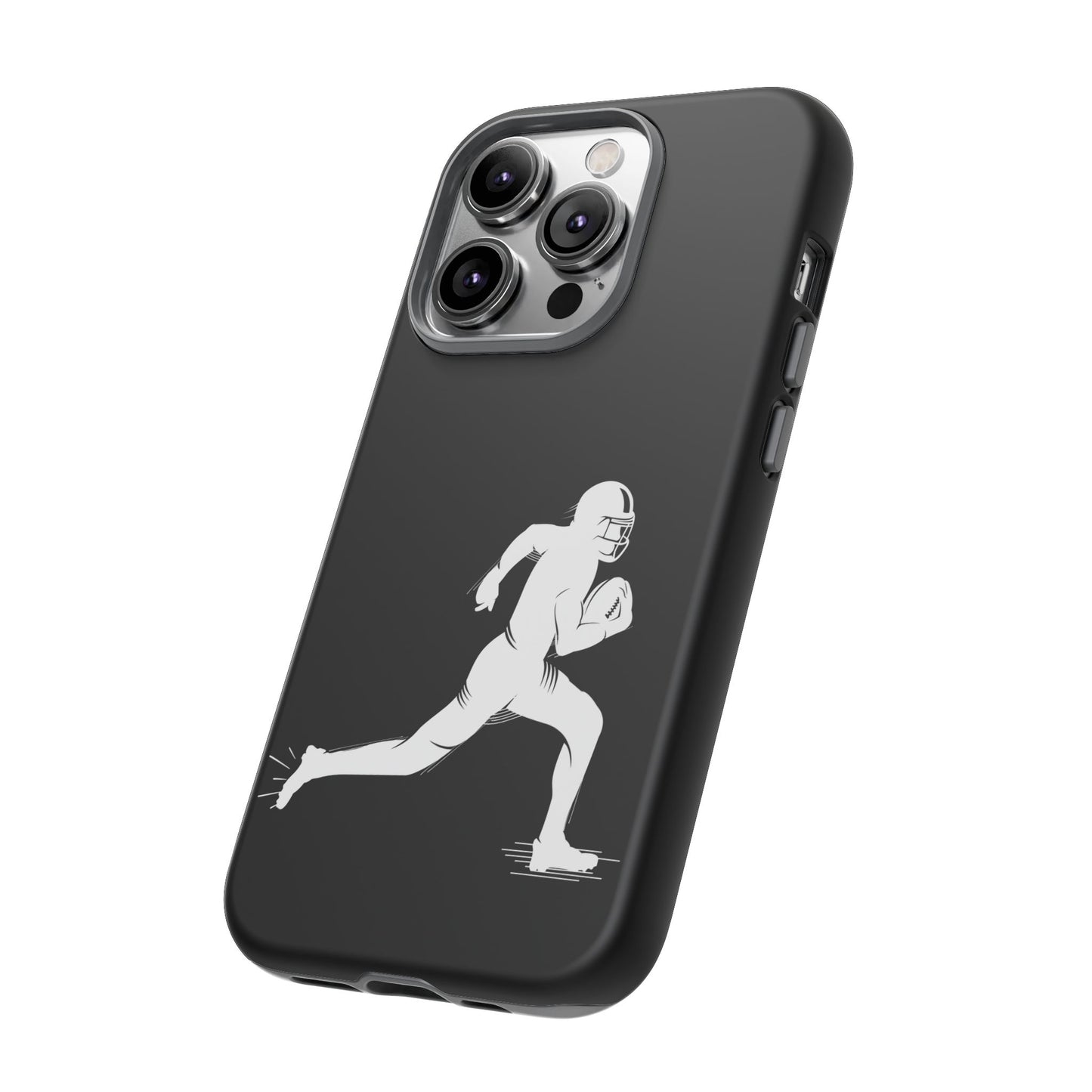 Football Player Phone Case, Tough Cases, Sports Phone Cover, Gift for Athletes, iPhone & Samsung Accessories, Running Player Design - TRV