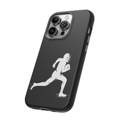 Football Player Phone Case, Tough Cases, Sports Phone Cover, Gift for Athletes, iPhone & Samsung Accessories, Running Player Design - TRV