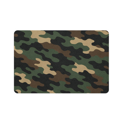 Camo Pet Food Mat — 12x18 Non-Slip Feeding Placemat