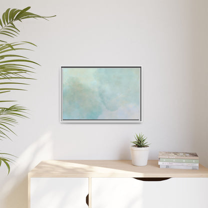 Soft Abstract Pastel Watercolor Matte Canvas