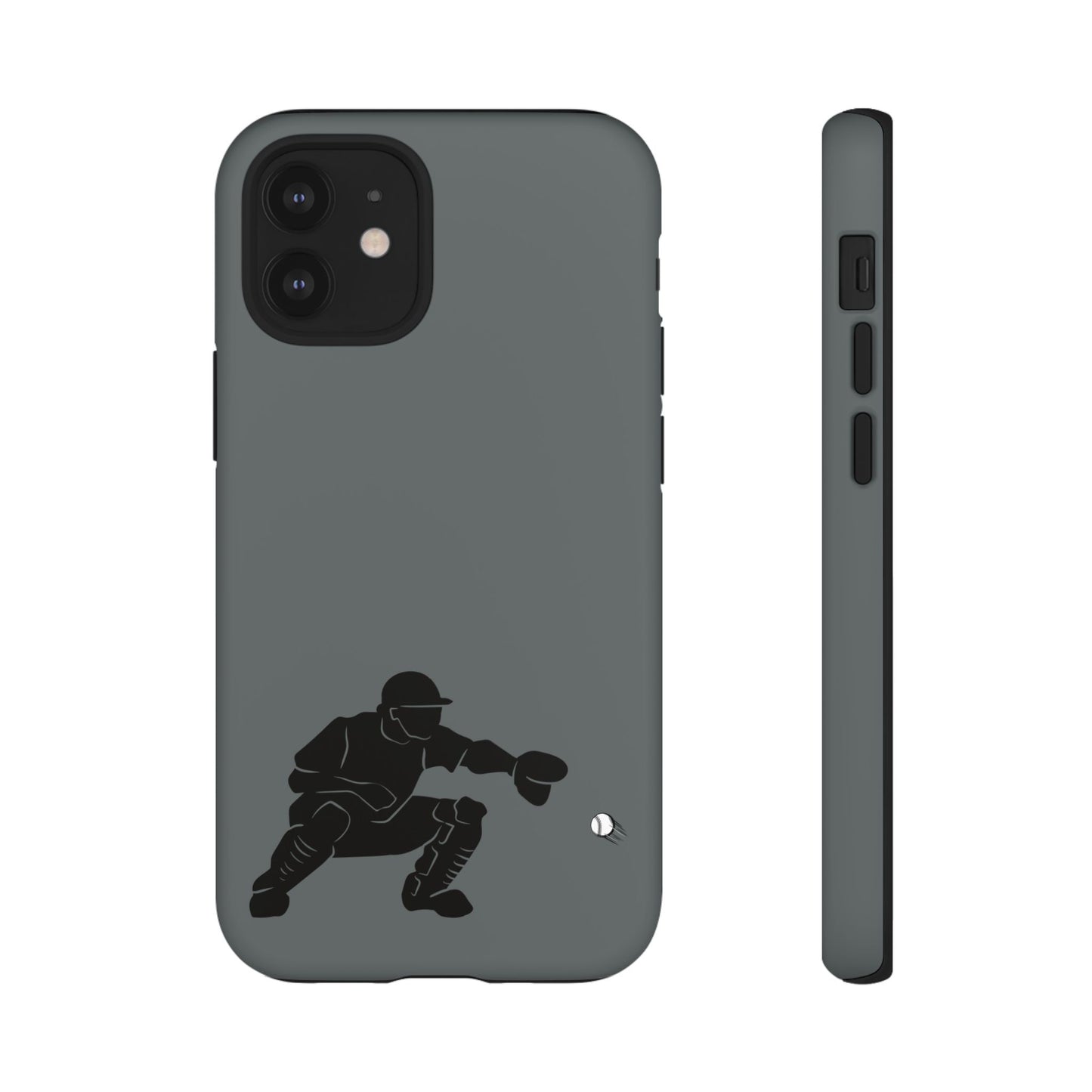 Baseball Catcher Phone Case, Sports Phone Accessory, Tough Cases, Gift for Athletes, Sports Fan Merchandise, Unique Design - TRV