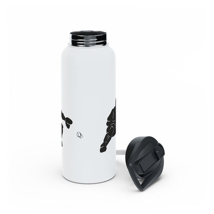Soccer Player Stainless Steel Water Bottle — Sports Bottle for Athletes & Fans