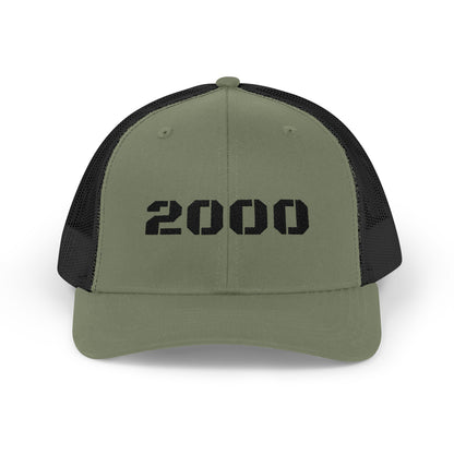 2000 Vintage Snapback Trucker Cap, Retro Baseball Hat, Birthday Gift, Stylish Outdoors Hat, 90s Nostalgia Cap - TRV