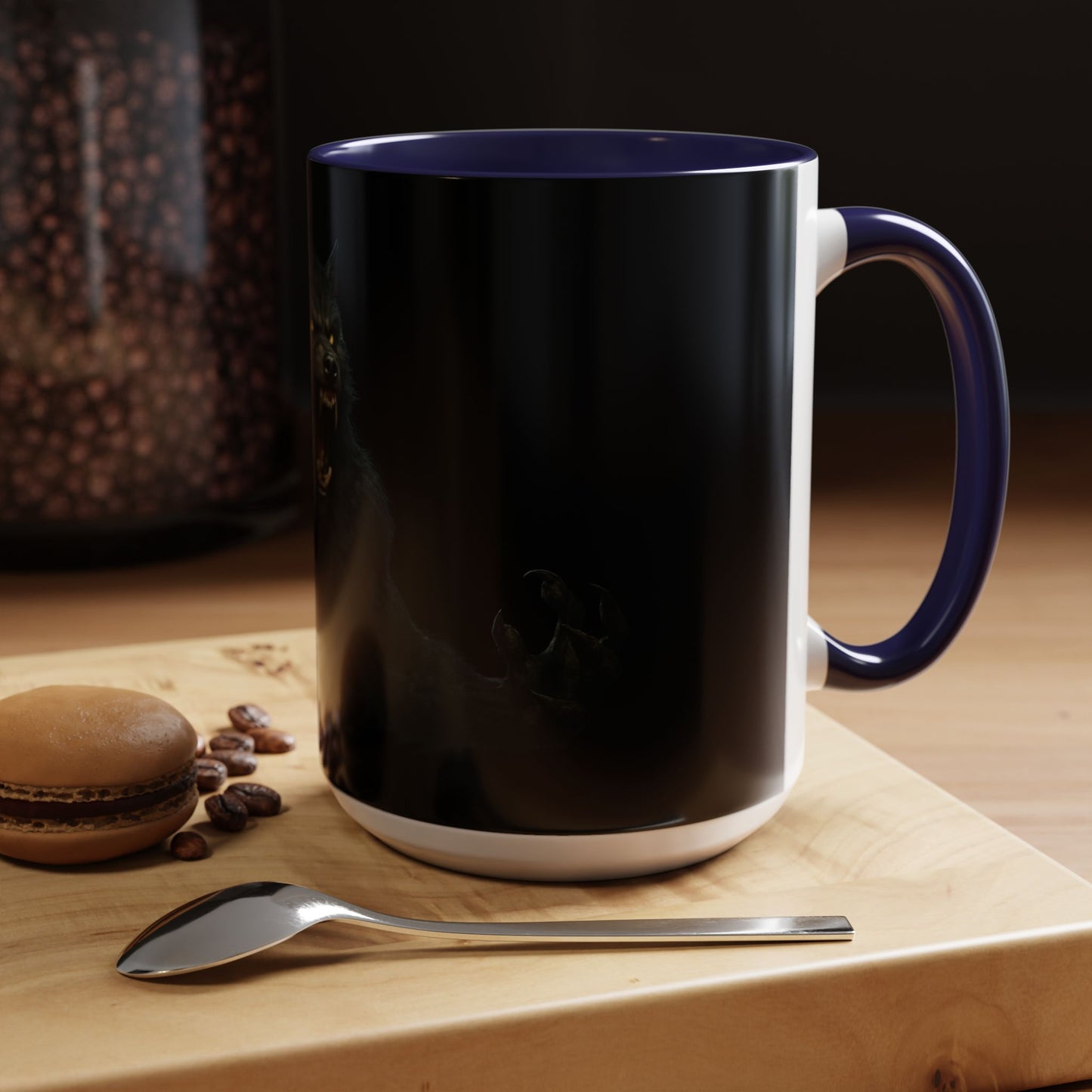 Howling Werewolf Coffee Mug - Perfect Gift for Horror Lovers, Wolf Enthusiasts, Halloween Decor, Unique Drinkware, Gothic Homeware