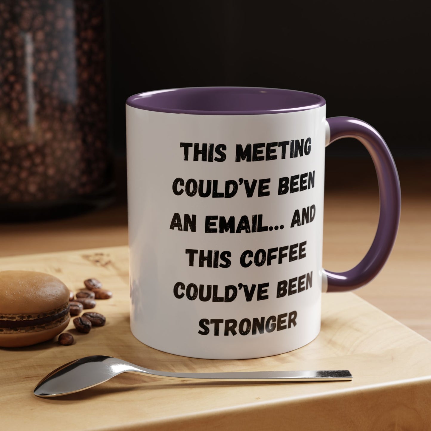 Funny Office Coffee Mug - This Meeting Could've Been an Email Mug, Gift for Coworkers, Work From Home Humor, Coffee Lover Gift, Motivational
