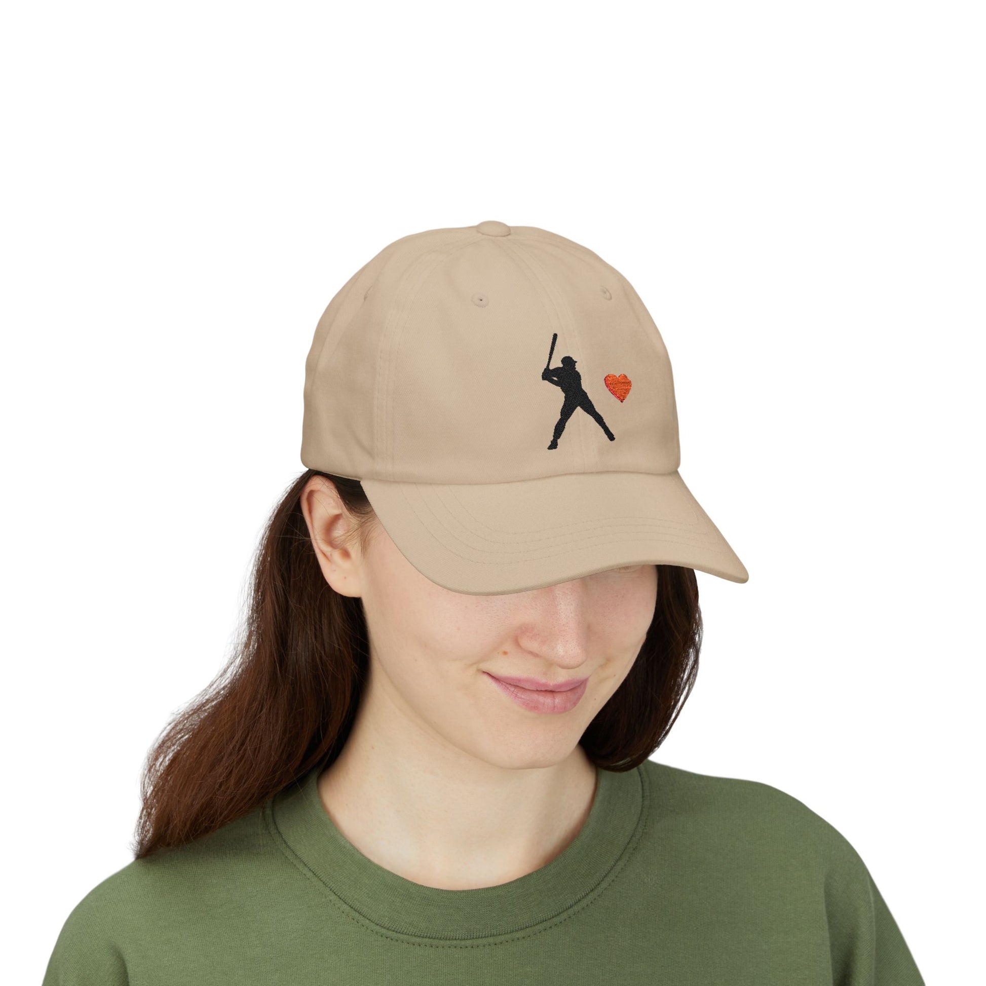 Baseball Love Dad Cap - Perfect Gift for Sports Dads, Father's Day, Casual Wear, Summer Style, Stylish Baseball Hat - TRV