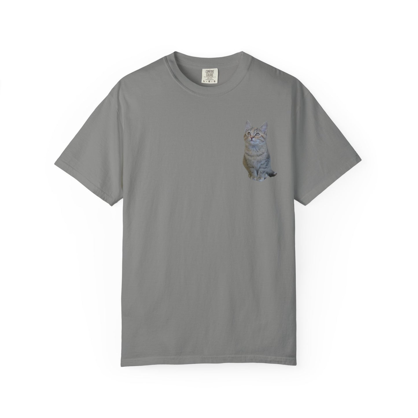 Whimsical Cat Pocket T-Shirt for Cat Lovers - TRV