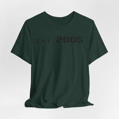 Est. 2005 Unisex Tee, Vintage T-Shirt, Custom Year Shirt, Birthday Gift, Casual Wear
