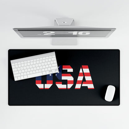 Patriotic Desk Mat | Desk Accessories for Home Office, USA Pride, Gamer Gear, Workstation Decor, Unique Gifts