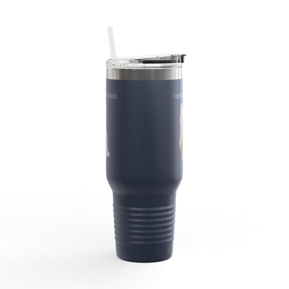 Funny Cat Insulated Travel Mug - 40oz - Perfect for Hot Drinks - TRV