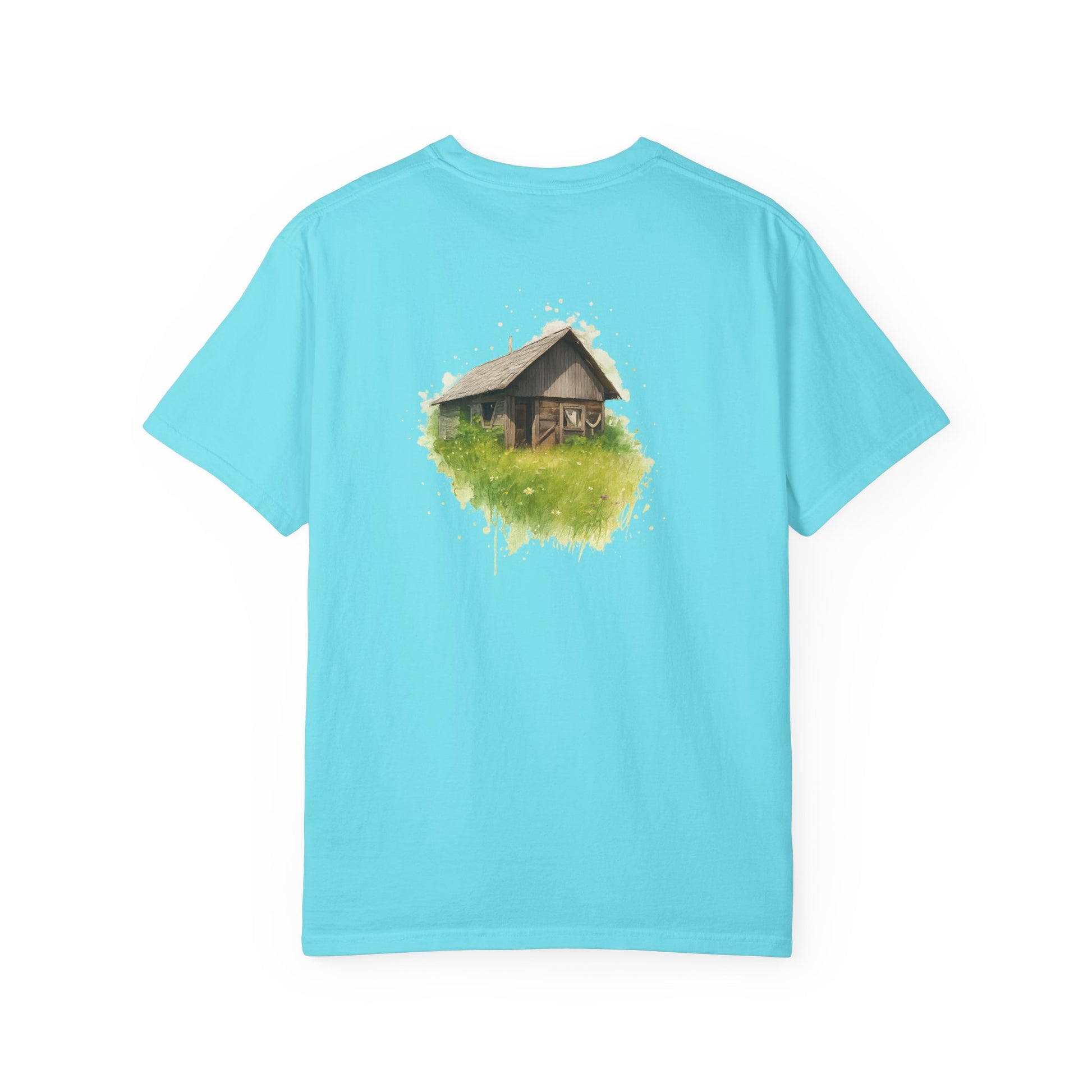 Nature-Inspired Unisex Garment-Dyed T-Shirt, Eco-Friendly Tee, Summer Casual Wear, Gift for Nature Lovers, Relaxed Fit T-Shirt - TRV