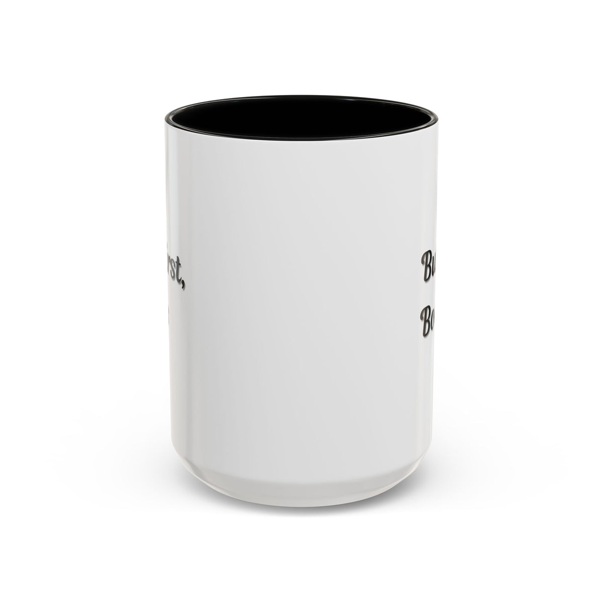 Printify "But First, Books" coffee mug featuring a book lover design in 11oz size, perfect for reading enthusiasts