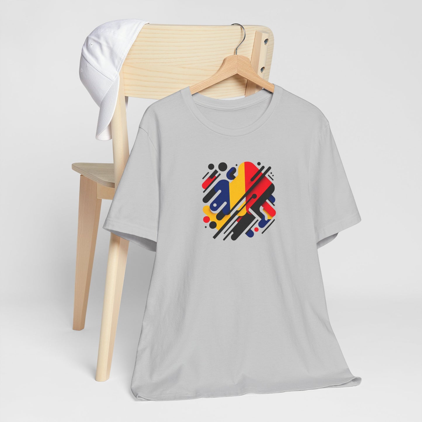 Artistic Heart Unisex Jersey Tee - Vibrant Graphic Tee, Casual Wear, Gift for Art Lovers, Birthday Surprise, Everyday Comfort - TRV