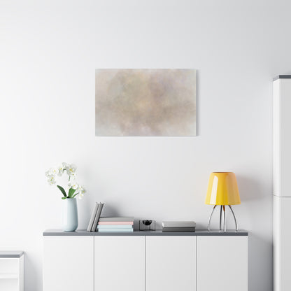 Soft Neutral Abstract Fog Canvas