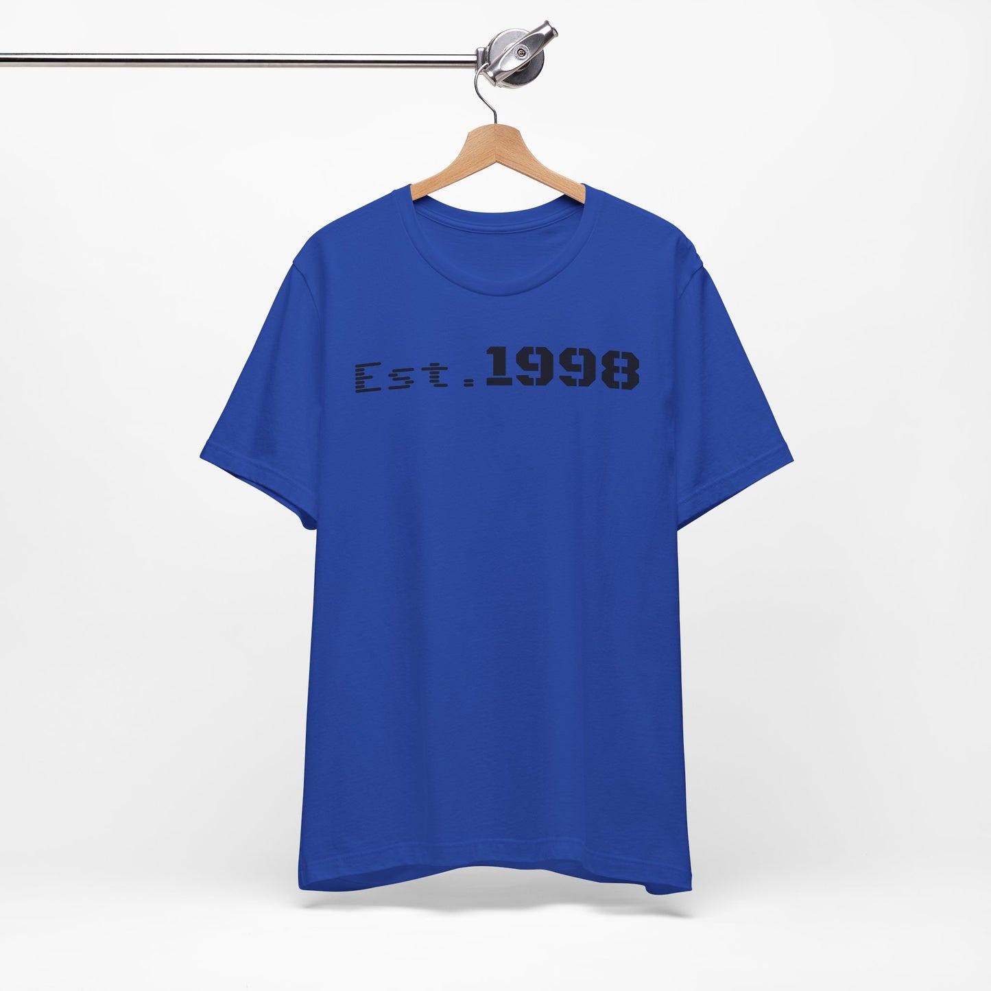 Est. 1998 Unisex Short Sleeve Tee, Vintage Style T-Shirt, Birthday Gift, Casual Wear, Retro Fashion, Unisex Apparel