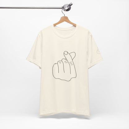 Minimalist Hand Sign Unisex Tee | Casual Everyday Wear | Perfect for Gift Givers