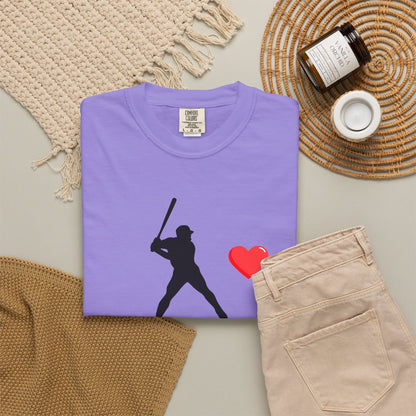 Baseball Love T-Shirt, Unisex Sports Tee, Gift for Baseball Fans, Valentine's Day Shirt, Game Day Apparel, Soft Cotton Top