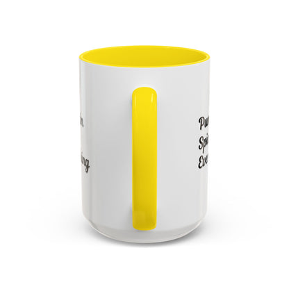 Pumpkin Spice Everything Accent Coffee Mug — Fall Seasonal 11/15oz