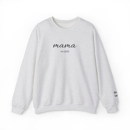 mama sweatshirt | simple script mom pullover - TRV