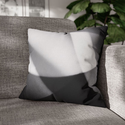 Abstract Black and White Photo Pillowcase, Square Pillowcase
