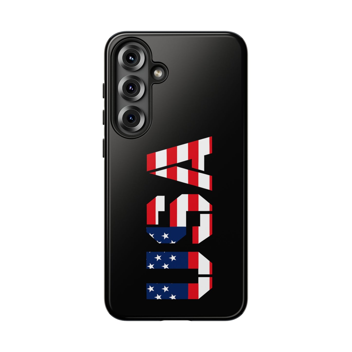 Patriotic American flag phone case by Printify, rugged protective case with bold USA flag design for smartphones.