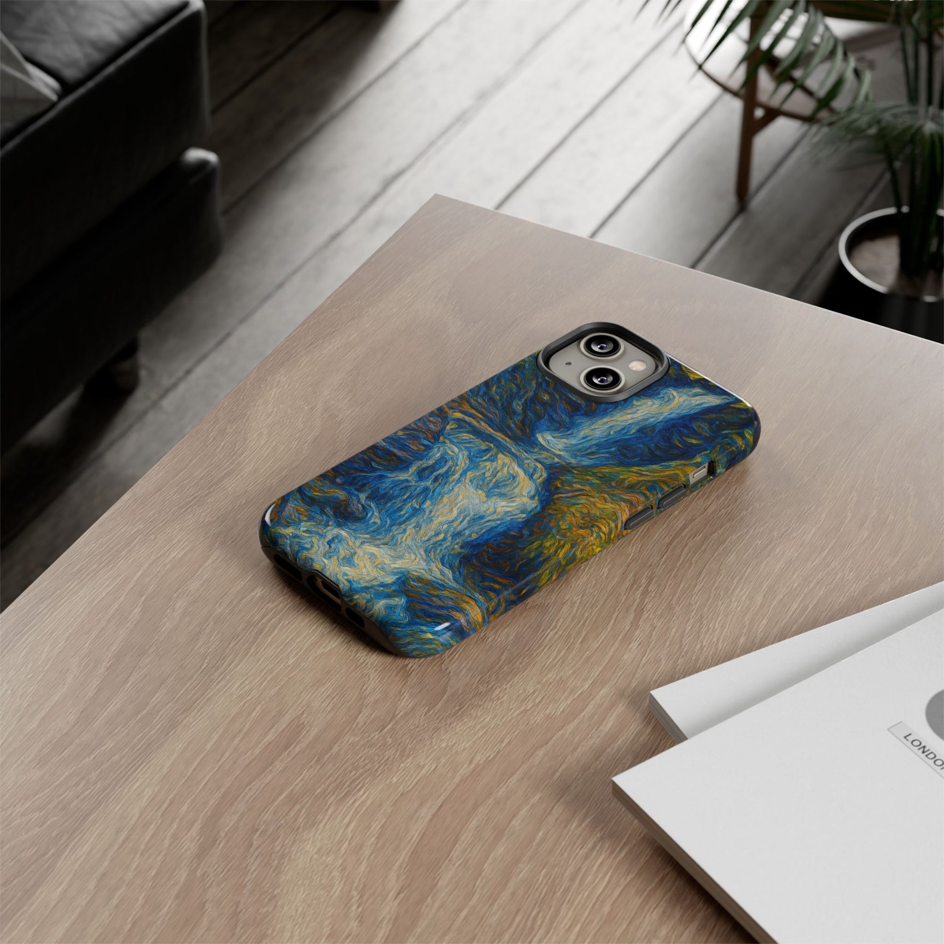 Artistic Phone Case - Waterfall Design, Unique Gift, Phone Accessory, Nature Lover, Original Artwork - TRV