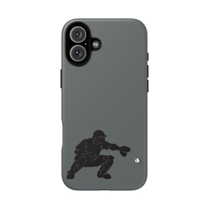 Baseball Catcher Phone Case, Sports Phone Accessory, Tough Cases, Gift for Athletes, Sports Fan Merchandise, Unique Design - TRV