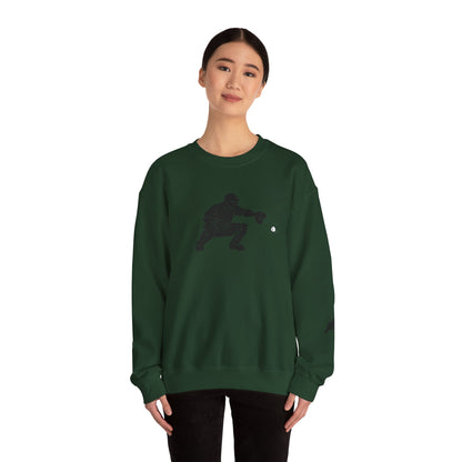 Baseball Catcher Crewneck Sweatshirt | Unisex Sports Apparel | Perfect for Game Days, Gifts, and Casual Wear | Baseball Lover's Gift - TRV