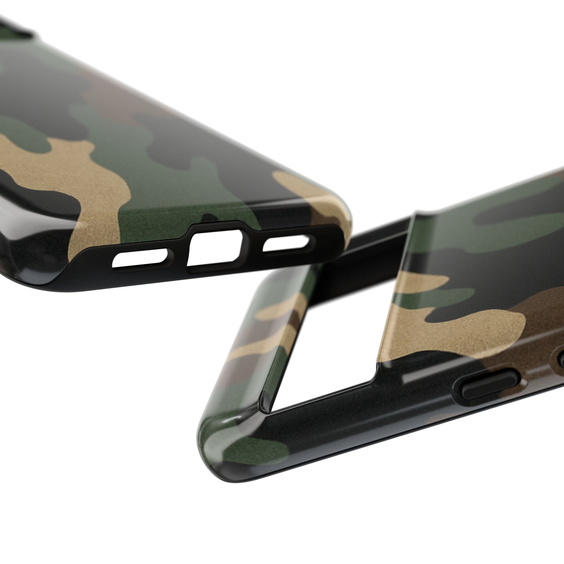 Camouflage Phone Case, Tough Phone Cover, Military Style Accessory, Protective Case for Men, Gifts for Soldiers - TRV