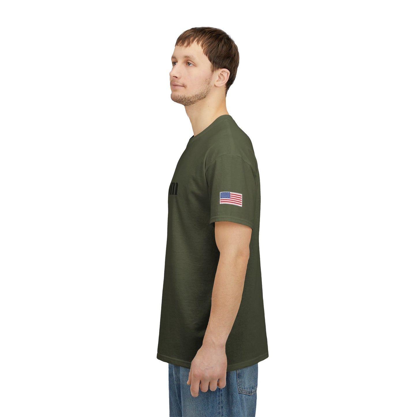 Freedom script tee | T-Shirt, American flag sleeve - TRV