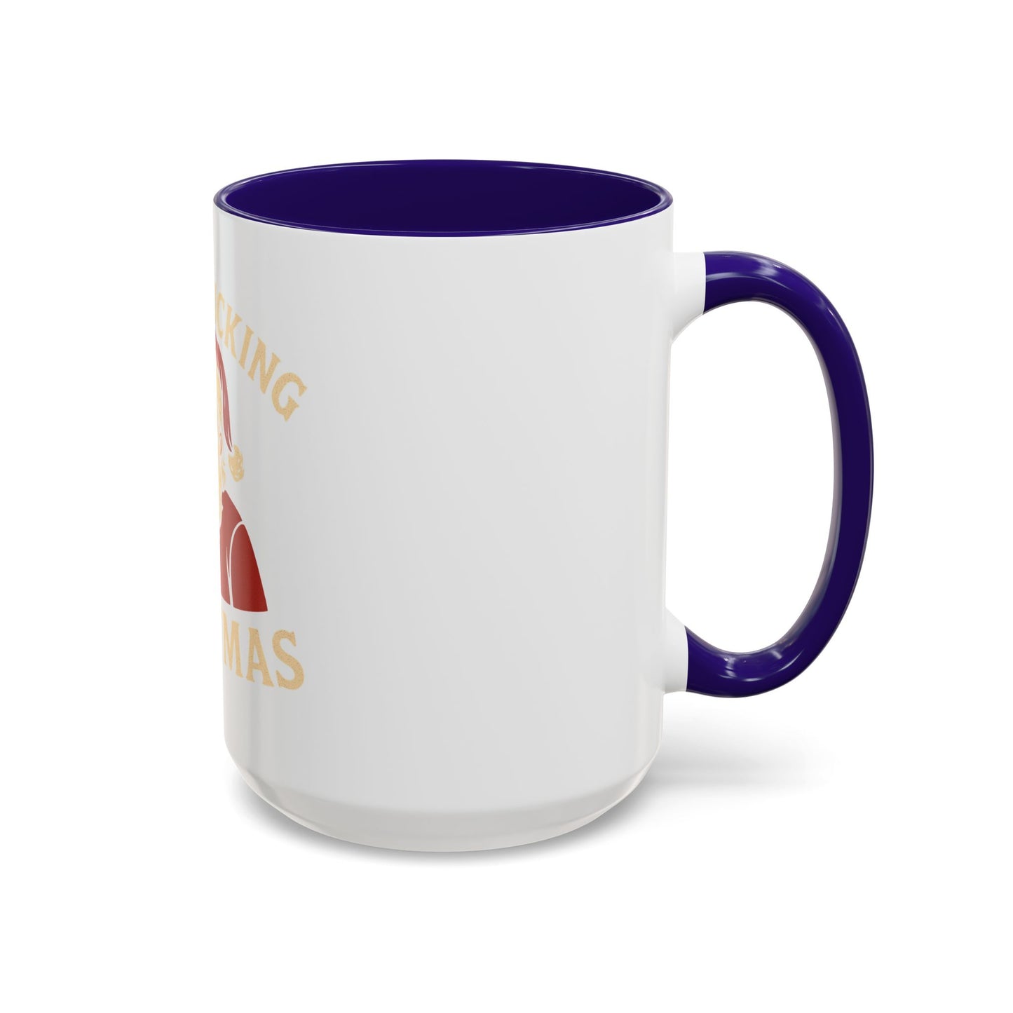 Merry Fucking Christmas Mug — Funny Santa Middle Finger Coffee Cup (11oz & 15oz)