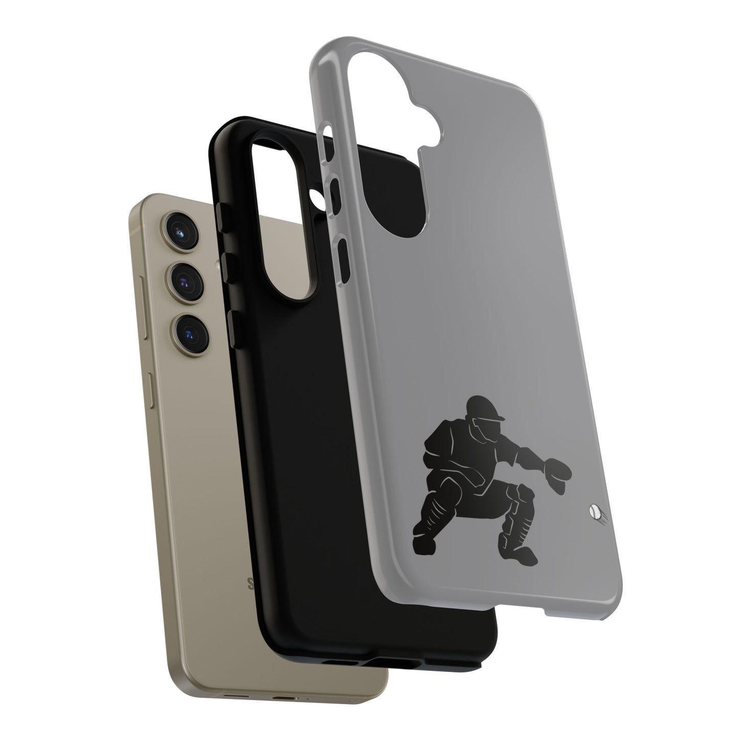 Baseball Catcher Phone Case - Tough Cases, Sports Phone Cover, Great for Athletes, Perfect Gift for Baseball Lovers, Unique Cell Phone Design - TRV