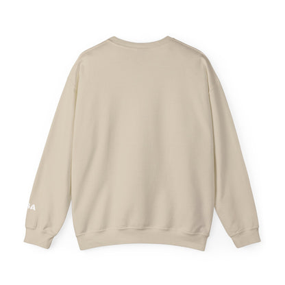 Printify USA crewneck sweatshirt featuring patriotic design, cozy fit, perfect for casual wear and seasonal celebrations.