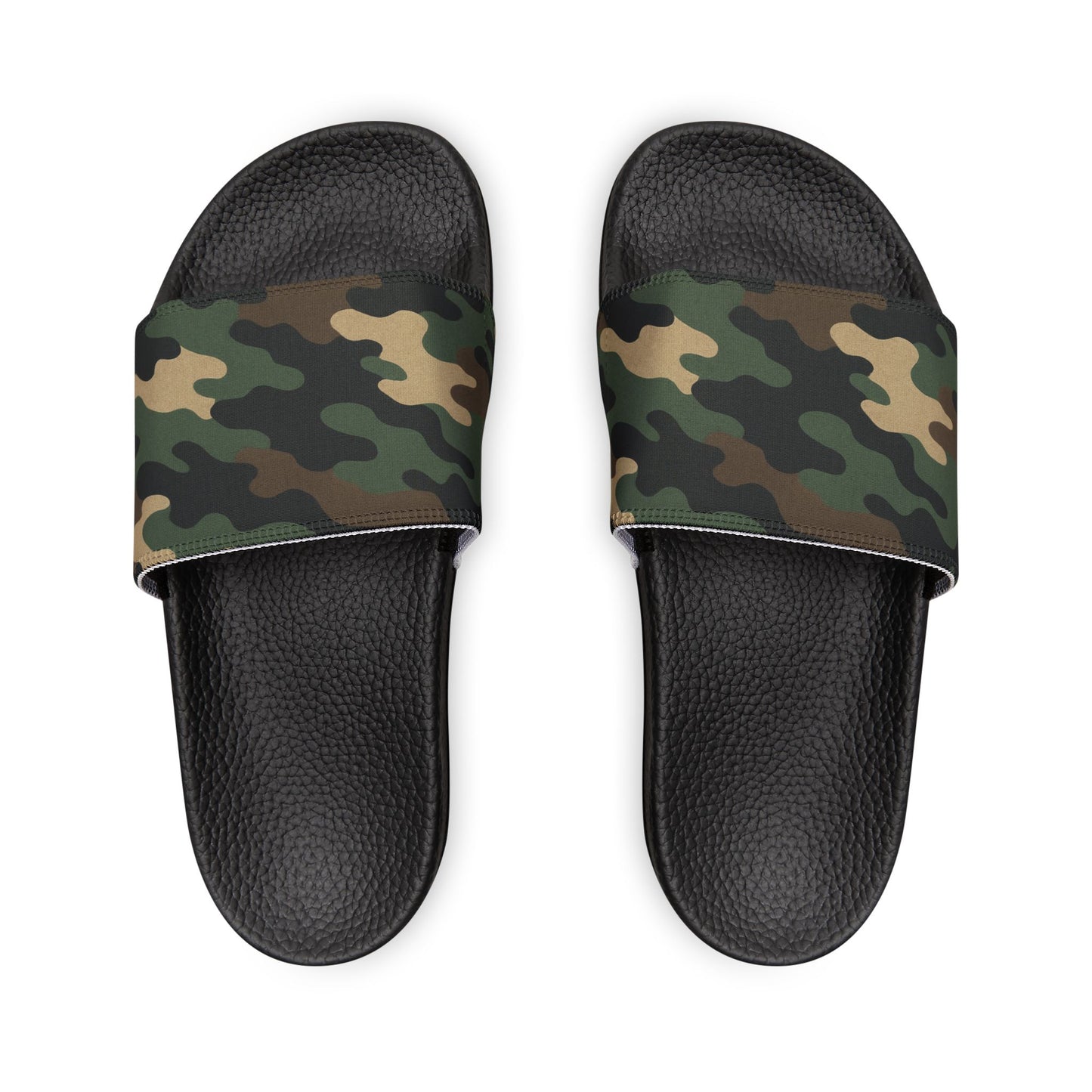 Camo Slide Sandals — Men's Removable-Strap Pool & Casual Slides