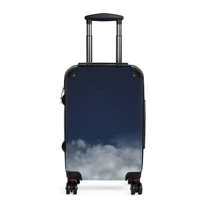 Skyline Carry-On Suitcase – Starry Night & Cloud Print Travel Luggage