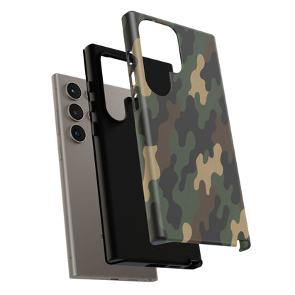 Camouflage Phone Case, Tough Cases, Military Style, Unique Phone Accessories, Gift for Him, Durable Phone Cover - TRV