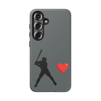 Printify Baseball Love phone case featuring a sports-themed design, durable protection for sports fans and baseball enthusiasts.