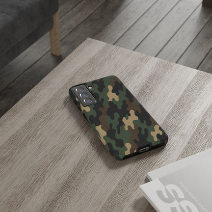 Camouflage Phone Case, Tough Cases, Military Style, Unique Phone Accessories, Gift for Him, Durable Phone Cover - TRV