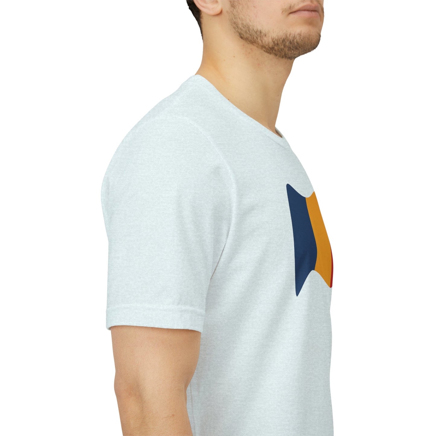 Romanian Flag Unisex Short Sleeve Tee, Casual Shirt, Travel T-Shirt, Gift for Romanians, Summer Outfit, Everyday Wear