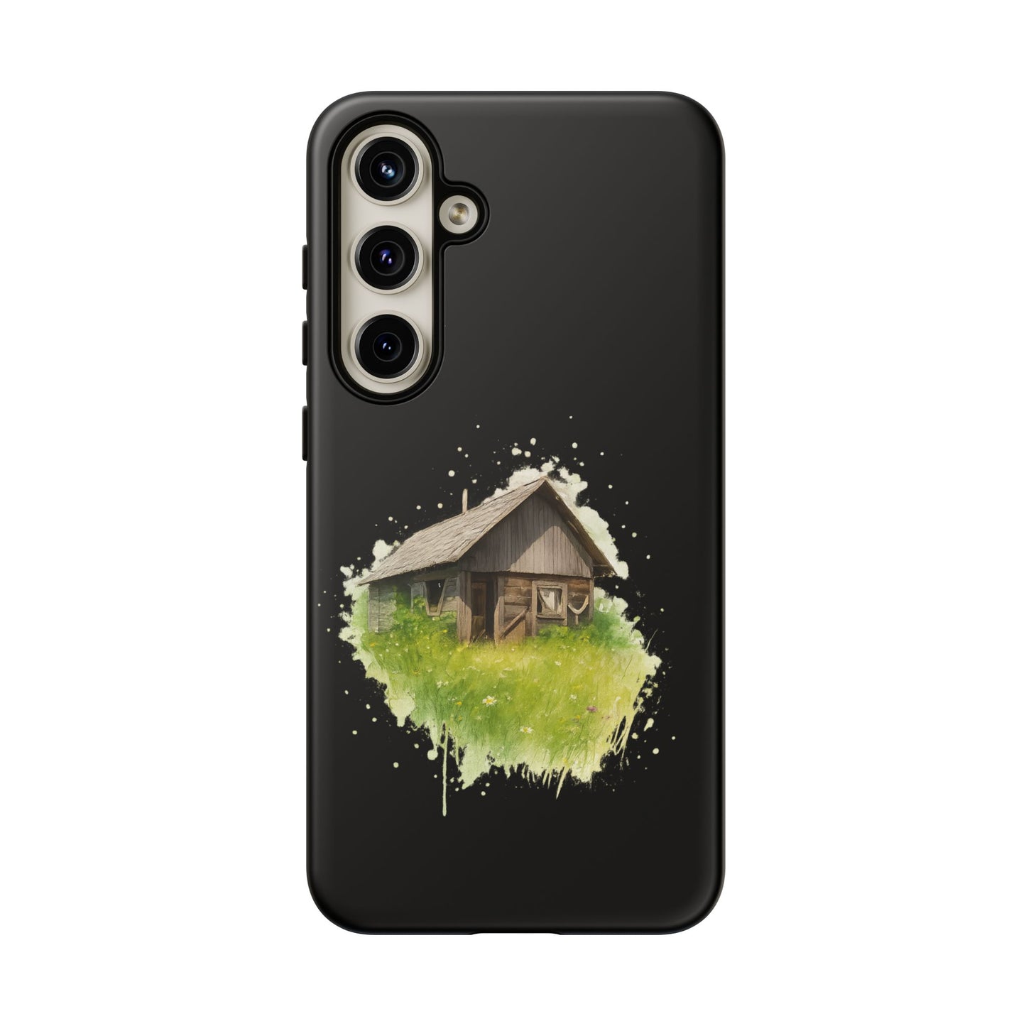Rustic Farmhouse Phone Case, Cute Cottage Design, Tough Cases for Nature Lovers, Eco-Friendly Gift, Customizable Tech Accessories - TRV