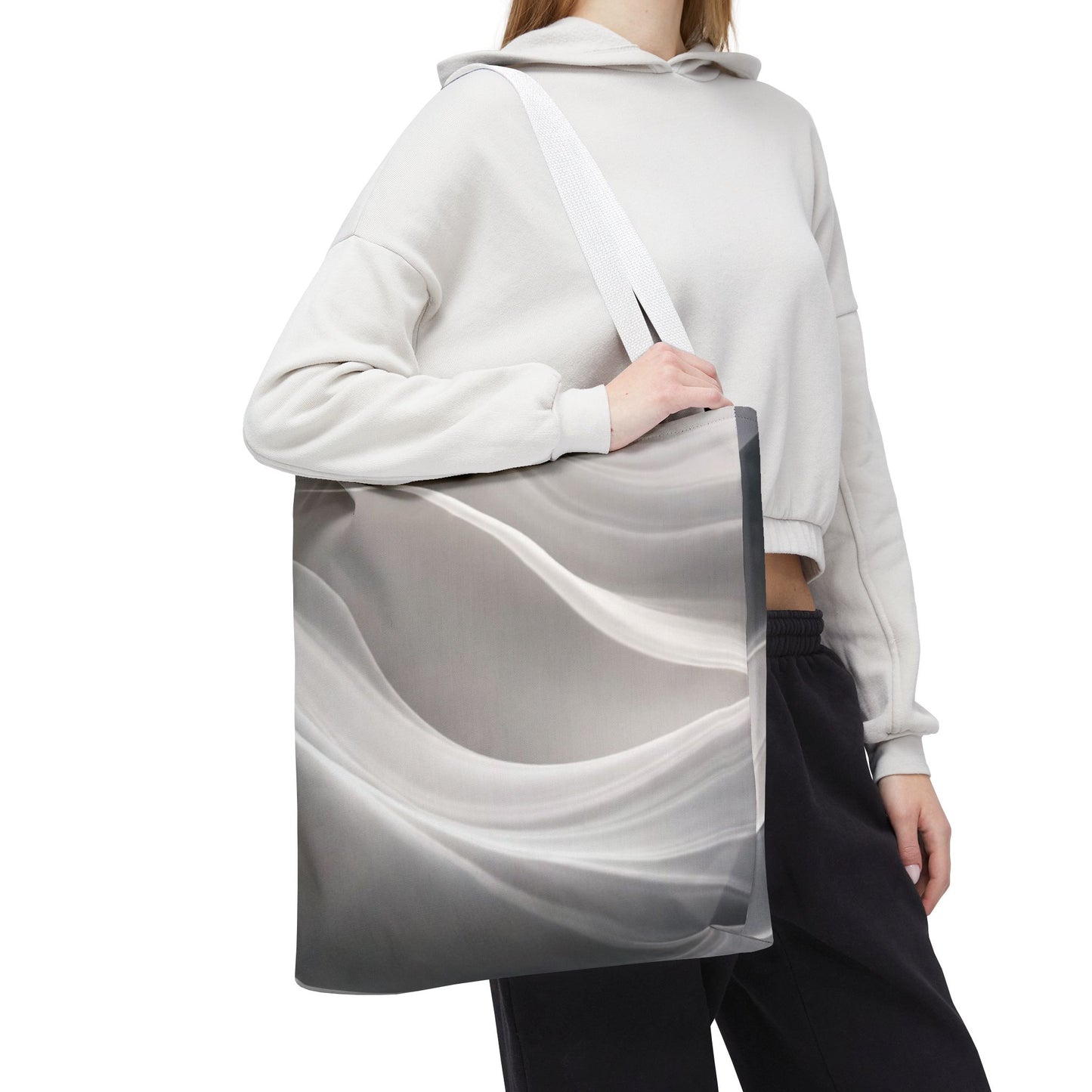 Soft Marble Wave Tote