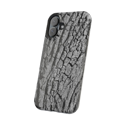 Bark Texture Magnetic Impact Phone Case