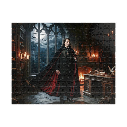 Gothic Vampire Castle Puzzle — Dark Fantasy Jigsaw (110/252/520/1014 pcs)