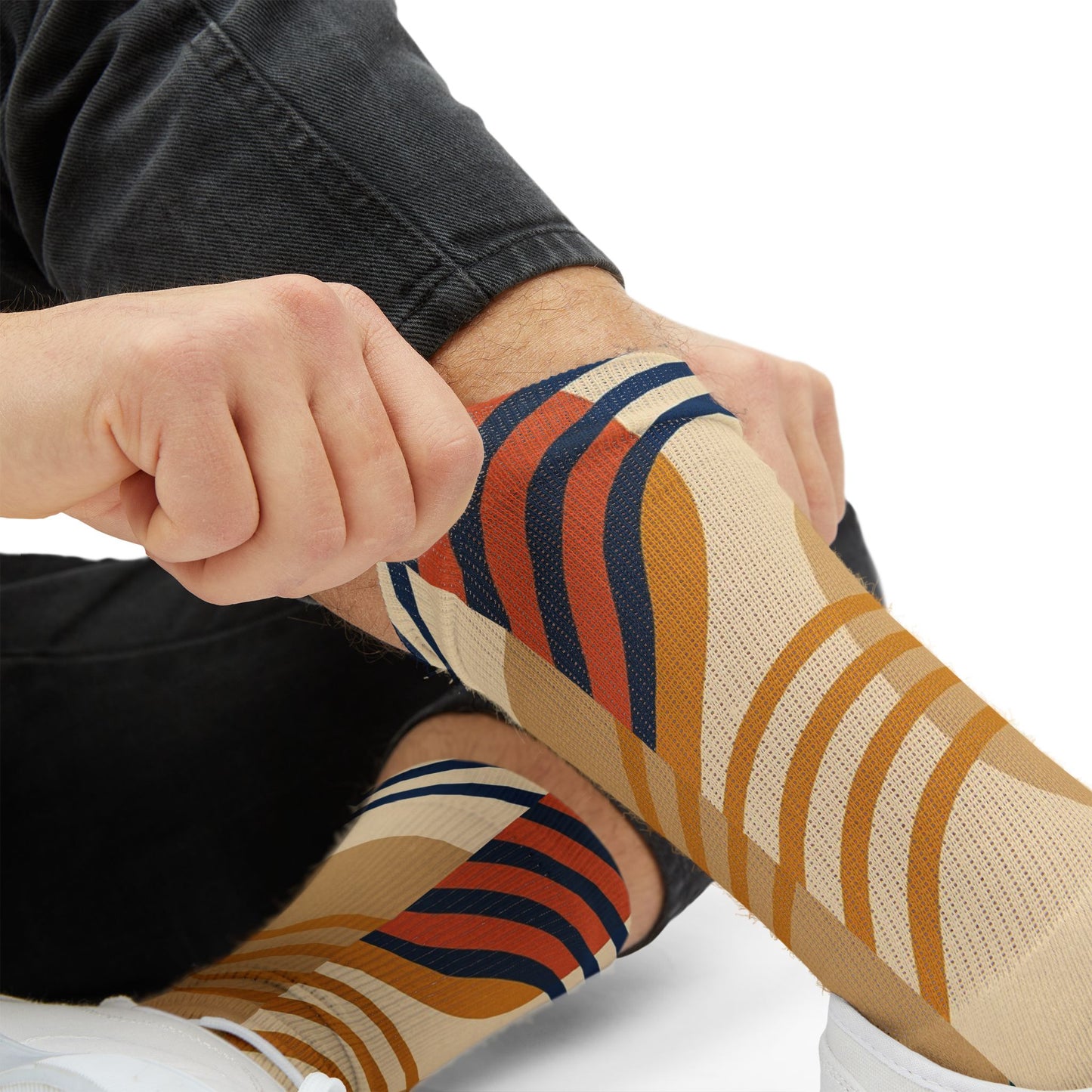 Sublimation Abstract Socks