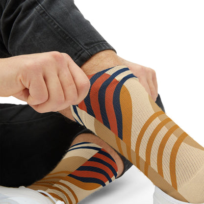 Sublimation Abstract Socks