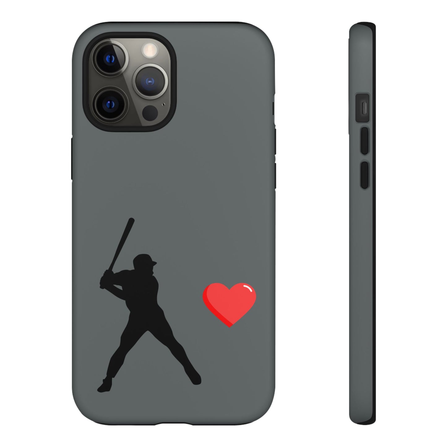 Printify Baseball Love phone case featuring sports-themed design, durable protective cover for sports lovers.