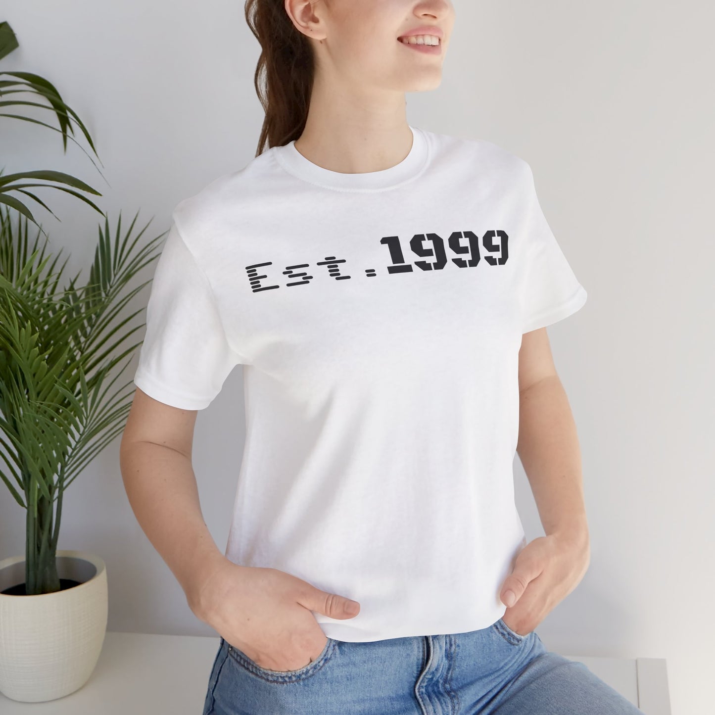 Established 1999 Unisex Tee | Vintage Birth Year Shirt, Casual Birthday Gift, Personalized Family Reunion Apparel, Retro Style [...] - TRV